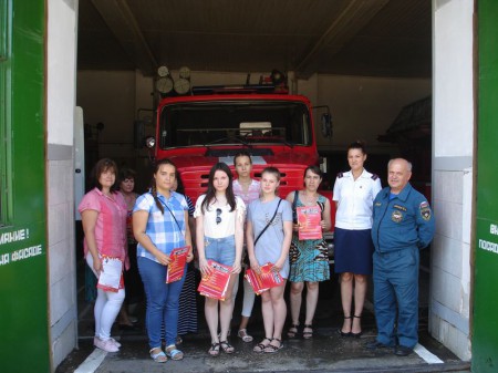 День открытых дверей в пожарной части