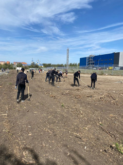 Субботник в парке «Комсомольский»